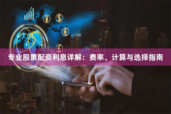 专业股票配资利息详解：费率、计算与选择指南