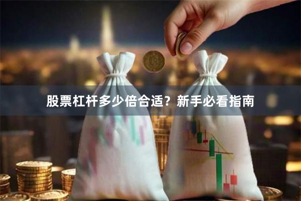 股票杠杆多少倍合适？新手必看指南